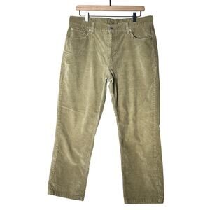 Levi's tan Brown 505 straight leg velvet pants size 16 B182